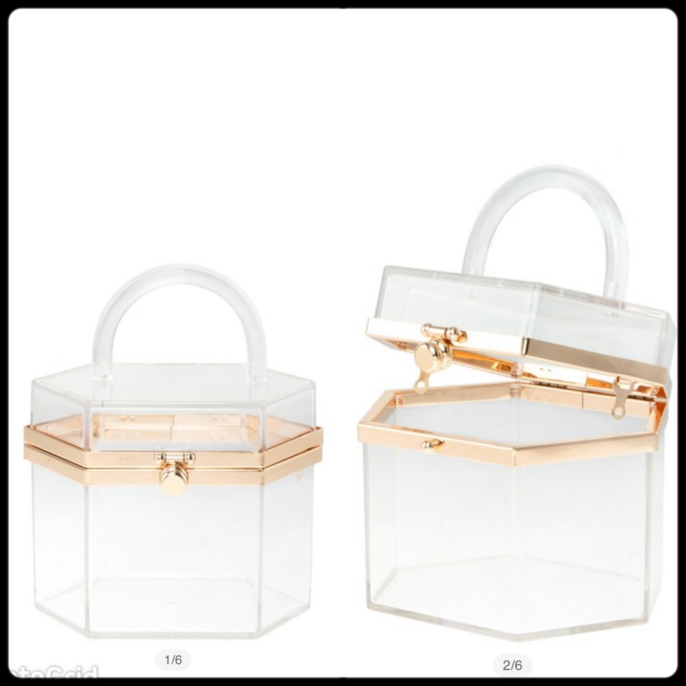 Clear fashion purse